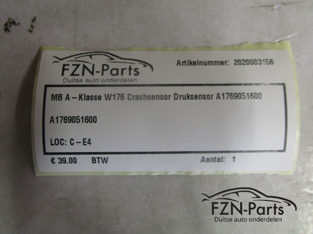 Mercedes-Benz A-Klasse W176 Crashsensor Druksensor A1769051600