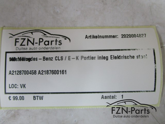 Mercedes-Benz CLS / E-Klasse Portier Inleg Elektrische Stoel Links-Voor