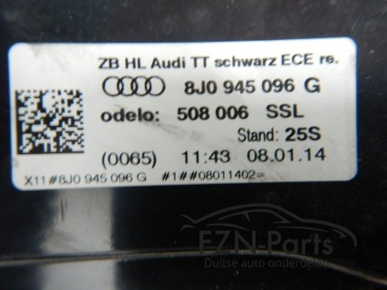 Audi TT 8J Facelift Achterlicht Rechts 8J0945096G