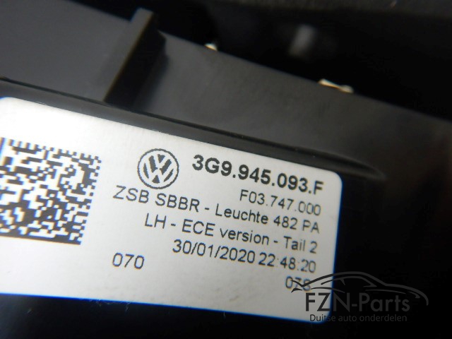 VW Passat B8 Variant Achterlicht Links 3G9945093F