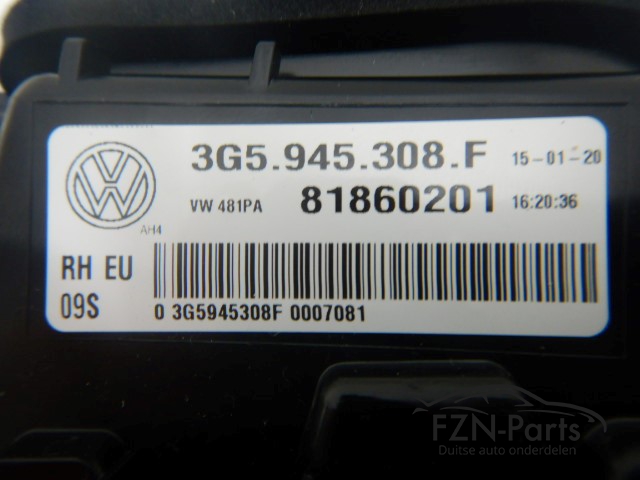 VW Passat B8 Sedan Facelift Achterlicht Rechts 3G5945308F