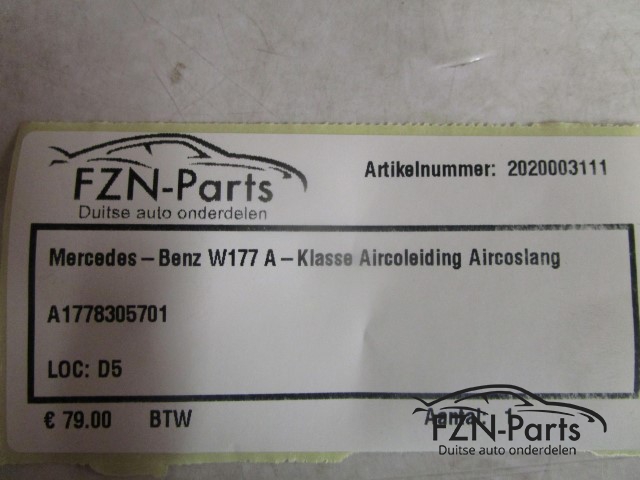 Mercedes-Benz W177 A-Klasse Aircoleiding Aircoslang