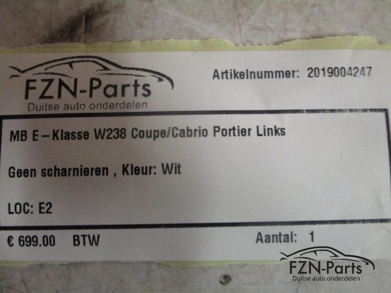 Mercedes-Benz E-Klasse W238 Coupe/Cabrio Portier Links
