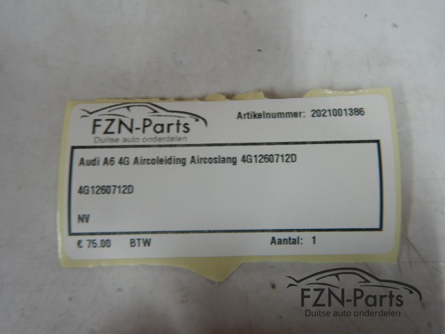 Audi A6 4G Aircoleiding Aircoslang  4G1260712D