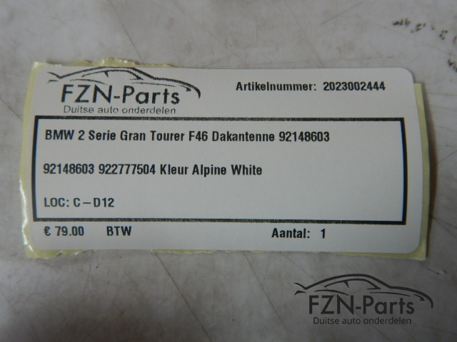 BMW 2-Serie Gran-Tourer F46 Dakantenne 92148603