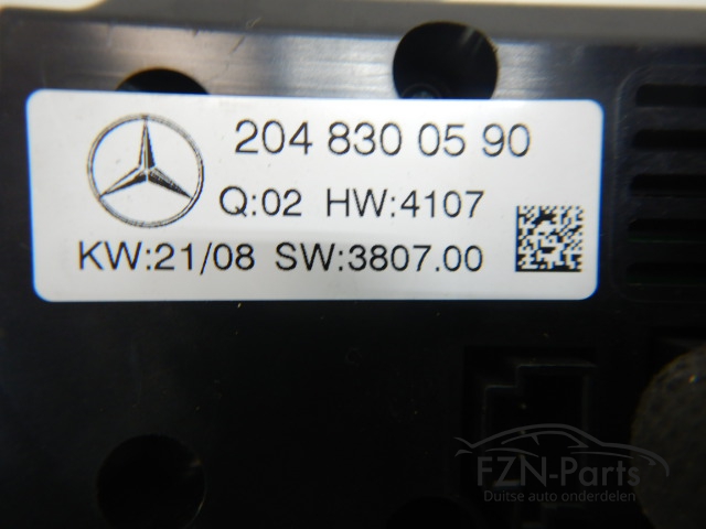 Mercedes-Benz C-Klasse W204 Kachelbediening 2048300590
