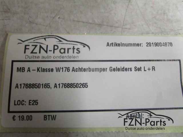 Mercedes-Benz A-Klasse W176 Achterbumper Geleiders Set L+R