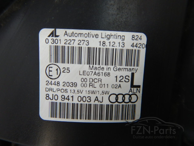 Audi TT 8J Facelift Xenon LED Koplamp Links L 8J0941003AJ