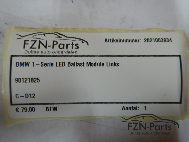 BMW 1-serie LED Ballast Module Links