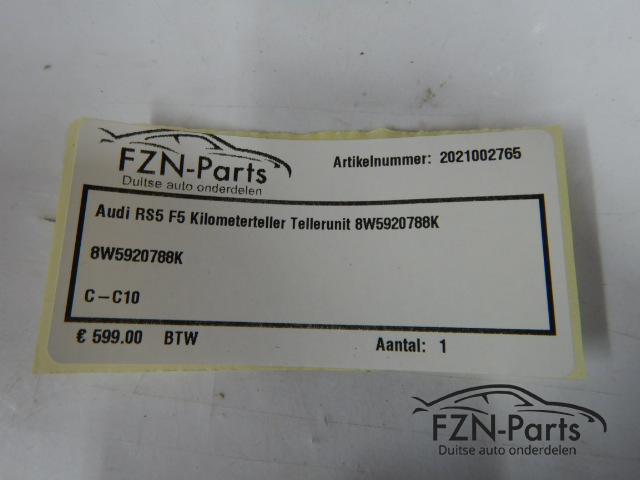 Audi RS5 F5 Kilometerteller Tellerunit 8W5920788K
