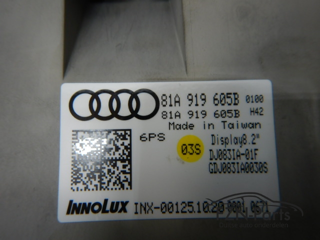 Audi Q2 81A Facelift Display Navigatie Beeldscherm 81A919705BB