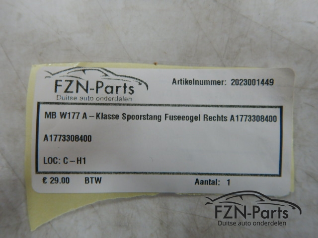 Mercedes-Benz W177 A-Klasse Spoorstang Fuseekogel Rechts A1773308400