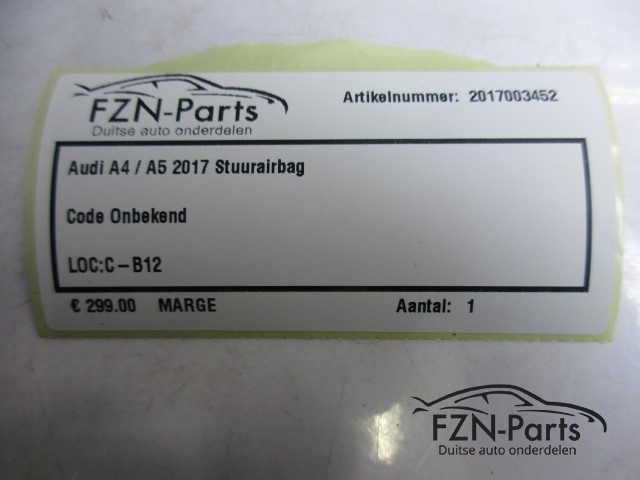 Audi A4 / A5 2017 Stuurairbag 8W0880201D