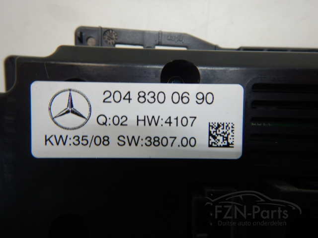 Mercedes-Benz C-Klasse W204 Kachelbediening A2048300690