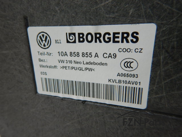 VW ID3 10A Laadvloer Bagageruimte 10A858855A