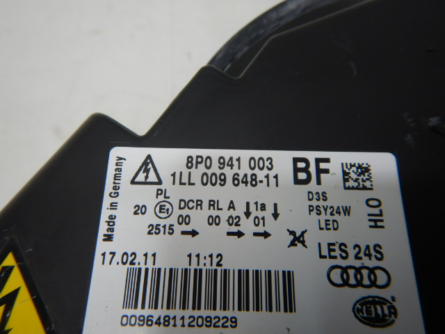 Audi A3 8P0 Facelift Xenon LED Koplamp Links 8P0941003