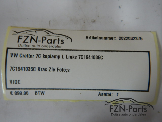 VW Crafter 7C Koplamp L Links 7C1941035C