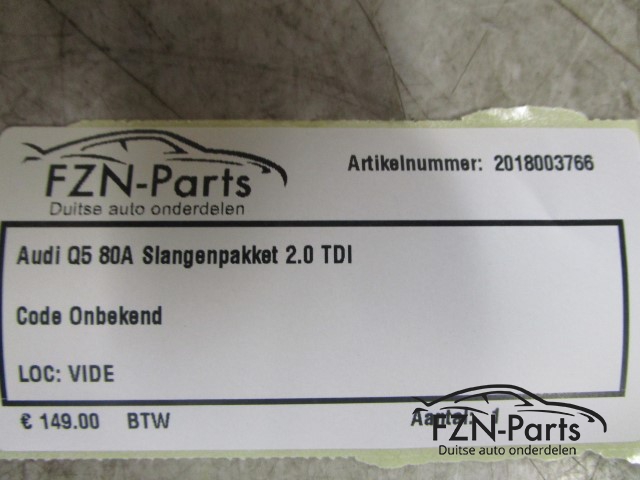 Audi Q5 80A Slangenpakket 2.0 TDI