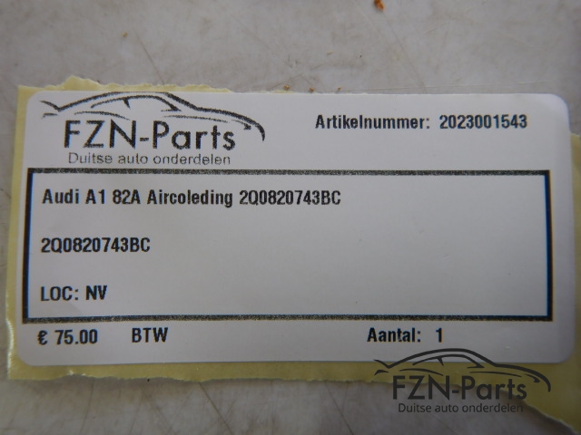 Audi A1 82A Aircoleiding 2Q0820743BC
