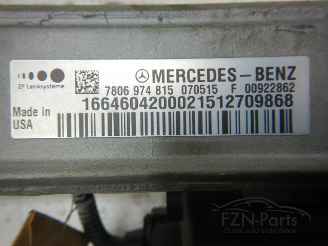 Mercedes-Benz ML-Klasse A166 Stuurhuis Compleet A1664604200