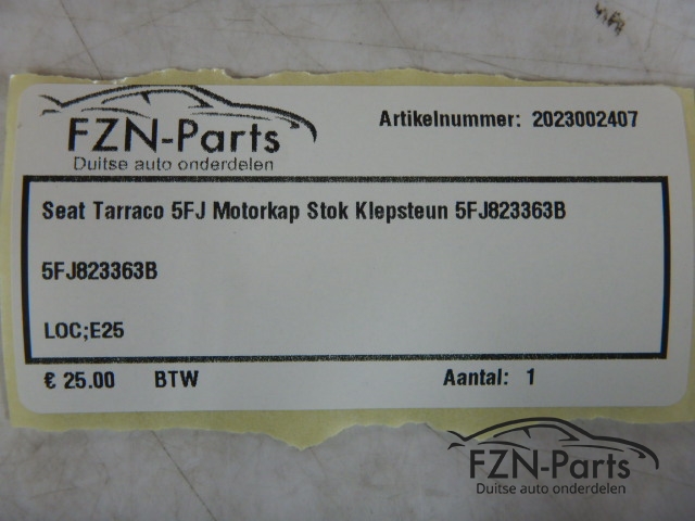 Seat Tarraco 5FJ Motorkap stok Klepsteun 5FJ823363B