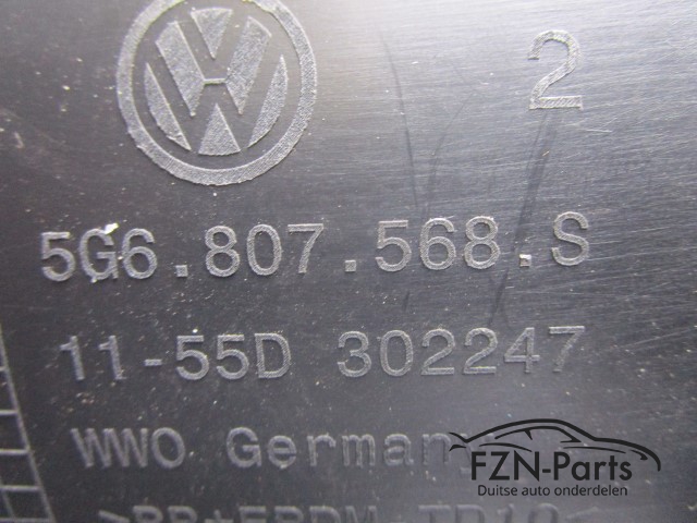 VW Golf 7 Facelift Diffuser Onderlip Achterbumper Vol Chrome 5G6807568S