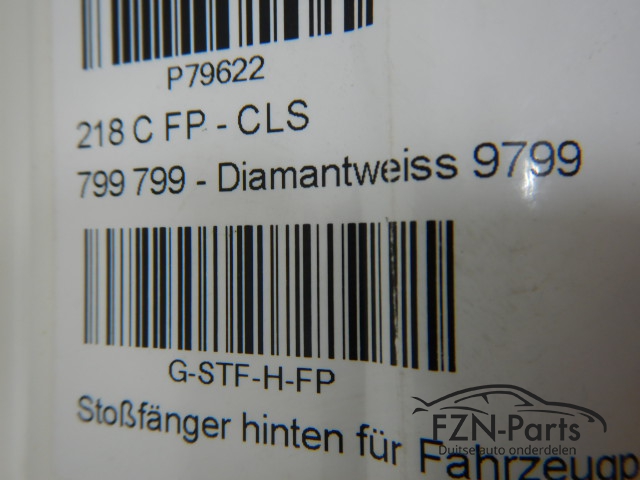 Mercedes-Benz CLS W218 Achterbumper 6PDC Diamantweiss