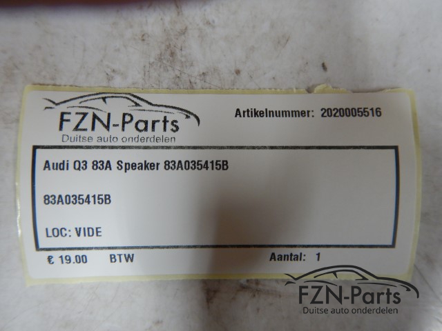 Audi Q3 83A Speaker 83A035415B
