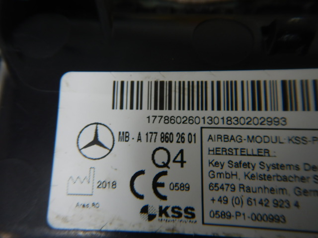 Mercedes-Benz W177 A-Klasse Bijrijdersairbag