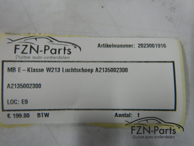 Mercedes-Benz E-Klasse W213 Luchtschoep A2135002300