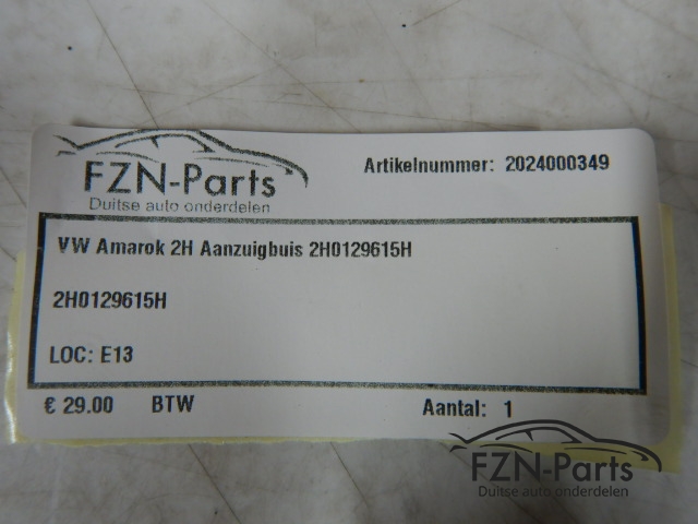 VW Amarok 2H Aanzuigbuis 2H0129615H