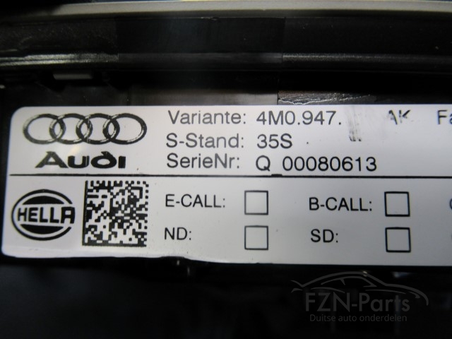 Audi Q7 4M Binnenverlichting 4M0947135AK