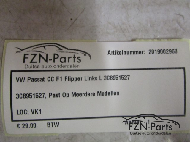 VW Passat CC F1 Flipper Links L 3C8951527