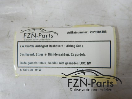 VW Crafter 7C airbagset dashboard ( airbag set)