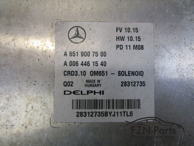 Mercedes-Benz E-Klasse W212 Electronic Control Unit ECU A6519007500