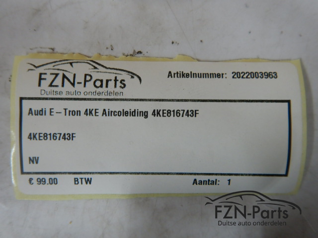 Audi E-Tron 4KE Aircoleiding 4KE816743F