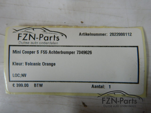 Mini Cooper S F55 Achterbumper 7349626