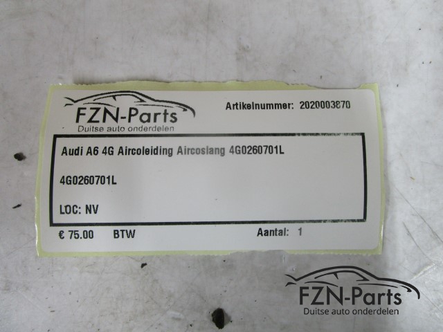 Audi A6 4G Aircoleiding Aircoslang 4G0260701L