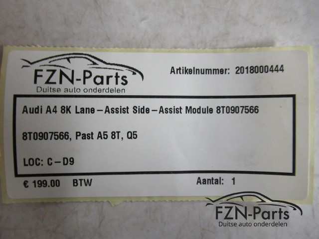 Audi A4 8K Lane-Assist Side -Assist Module 8T0907566
