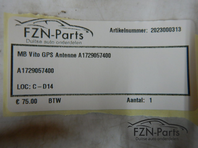 Mercedes-Benz Vito GPS Antenne A1729057400