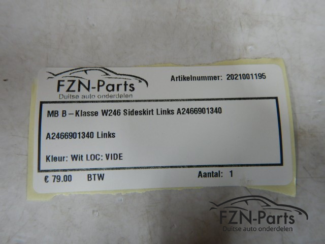 Mercedes-Benz B-Klasse W246 Sideskirt Links A2466901340