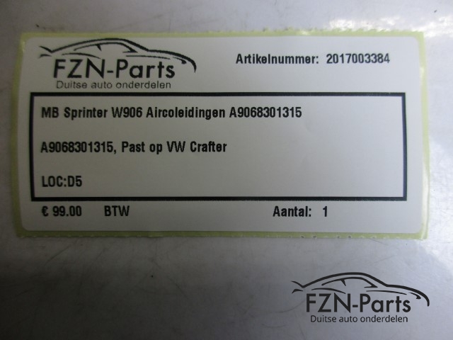 Mercedes-Benz Sprinter W906 Aircoleidingen A9068301315