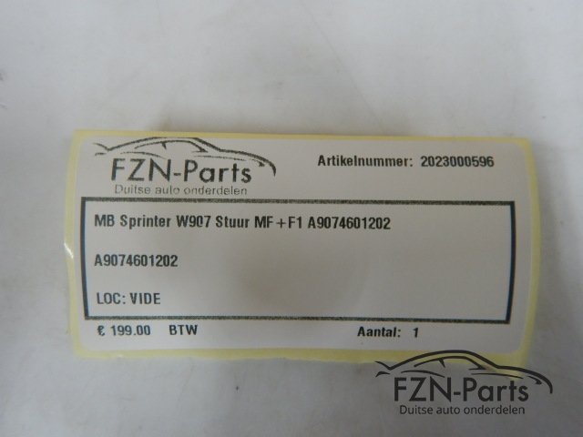 Mercedes-Benz Sprinter W907 Stuur MF+F1 A9074601202