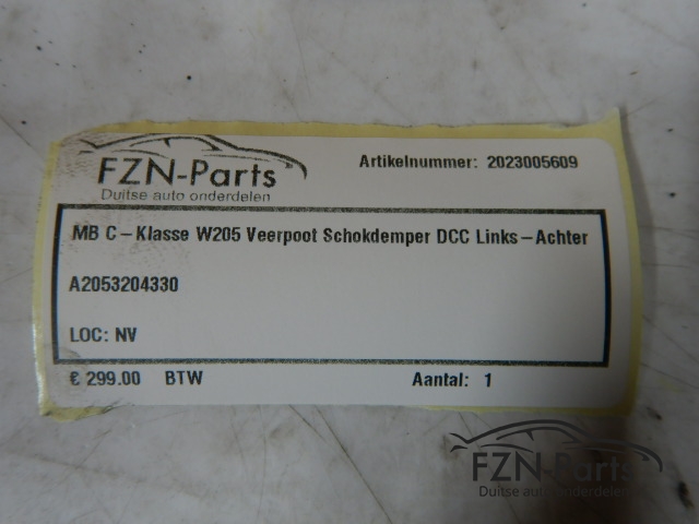 Mercedes Benz C-Klasse W205 Veerpoot Schokdemper DCC Links-Achter
