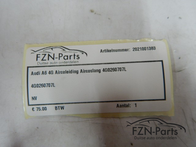 Audi A6 4G Aircoleiding Aircoslang 4G0260707L