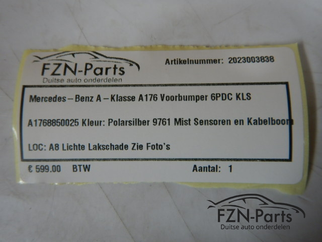 Mercedes-Benz A-Klasse A176 Voorbumper 6PDC KLS