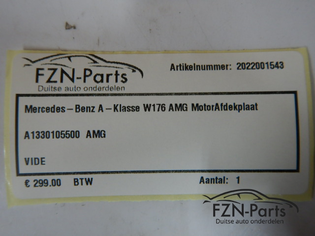 Mercedes-Benz A-Klasse W176 AMG Motorafdekplaat