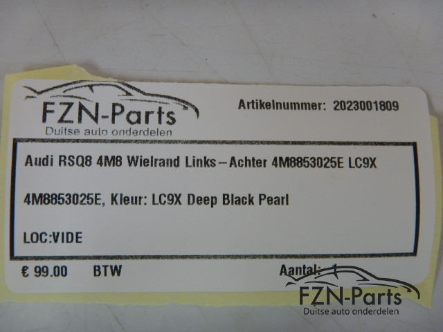 Audi RSQ8 4M8 Wielrand Links-achter 4M8853025E LY9T