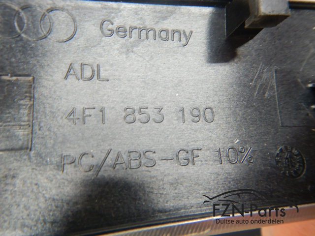 Audi A6 4F1 Dashboard Sierlijst Inleglijst Aluminium 4F1853190