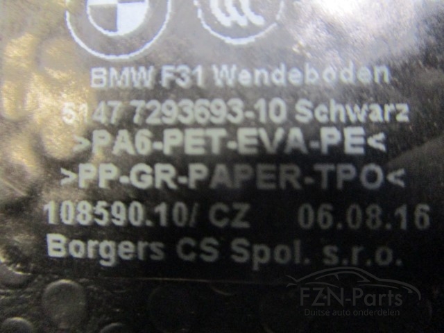 BMW 3-Serie F30 Laadvloer 51477293693-10
